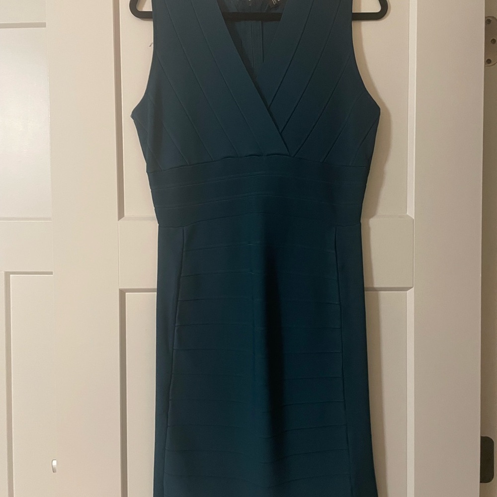 INC Teal Bodycon Bandage Dress